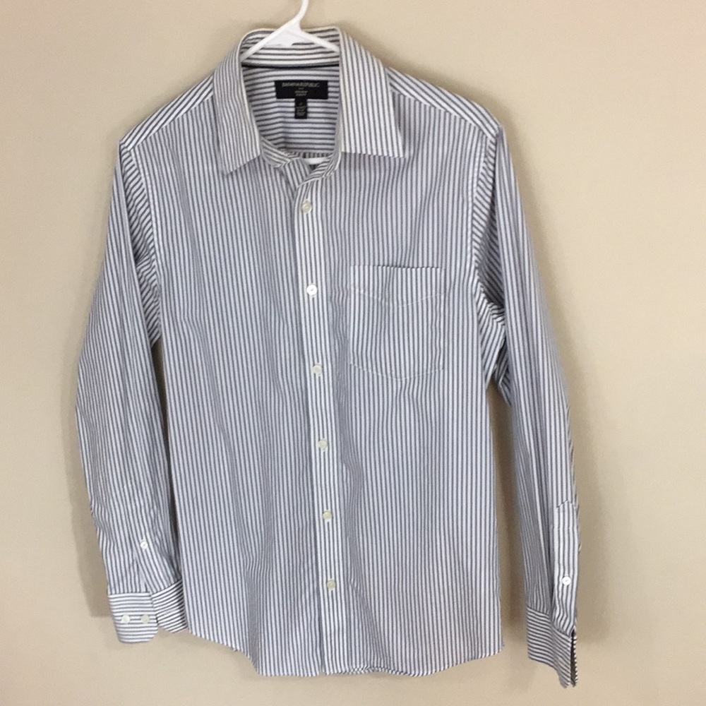 Banana Republic Factory Pinstripe Shirt Size Small